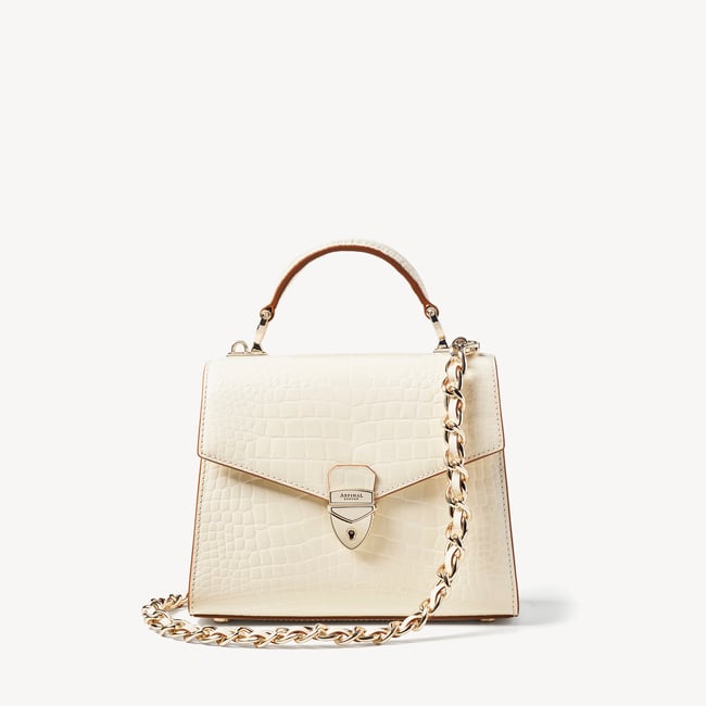 Midi Mayfair® 2 Ivory Patent Croc