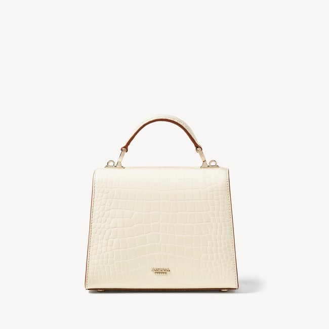 Midi Mayfair® 2 Ivory Patent Croc