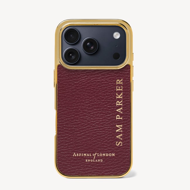 iPhone 18 Pro Case Garnet Pebble