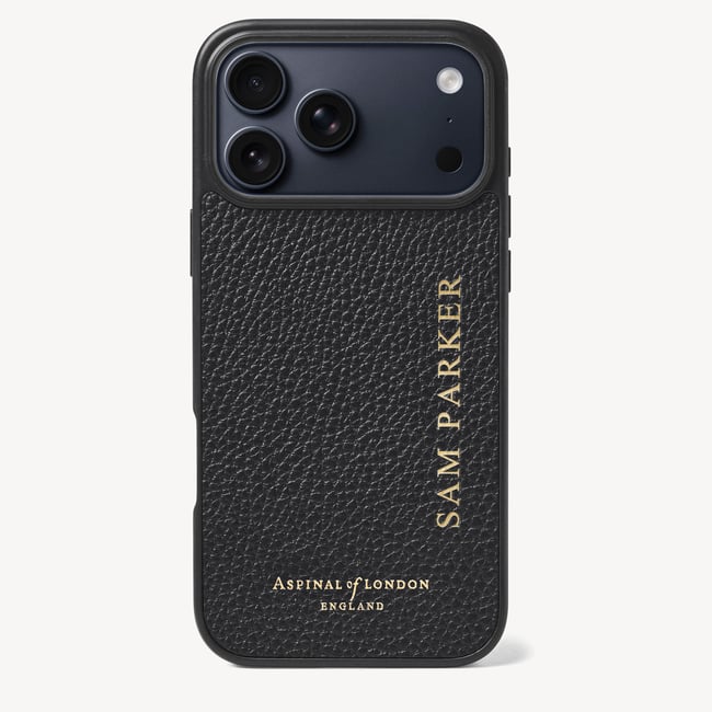 iPhone 17 Pro Max Case Black Pebble