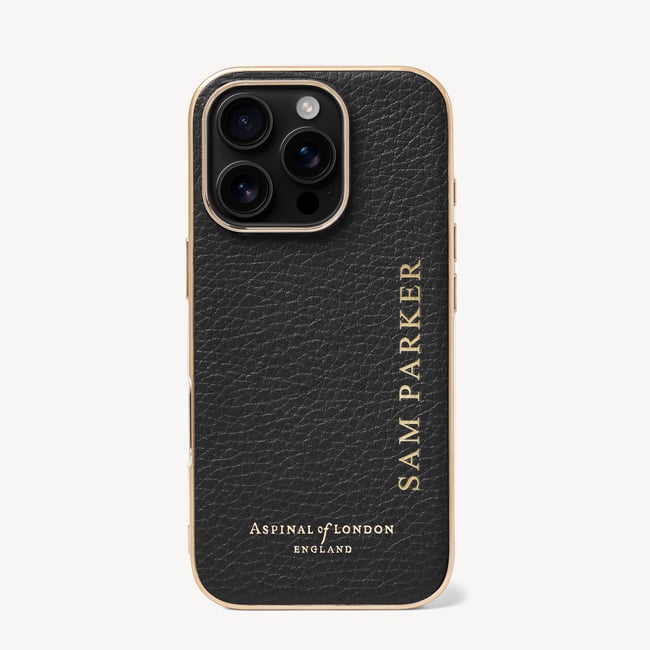 iPhone 16 Pro Case Black Pebble