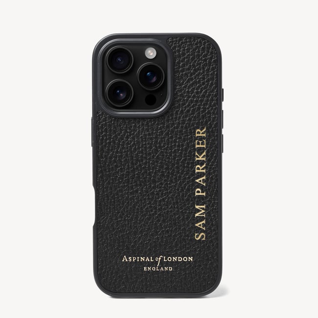 iPhone 16 Pro Case Black Pebble
