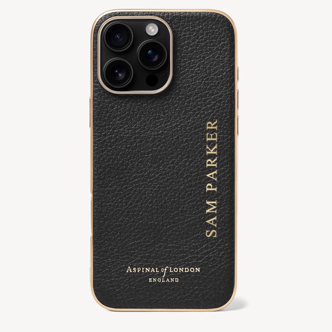 iPhone 16 Pro Max Case Black Pebble