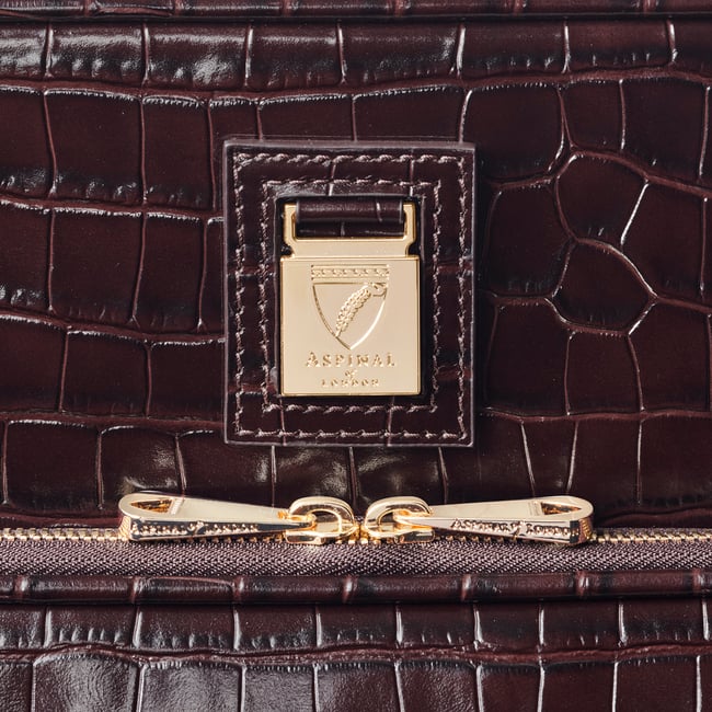 Connaught Cabin Case Deep Shine Amazon Brown Croc