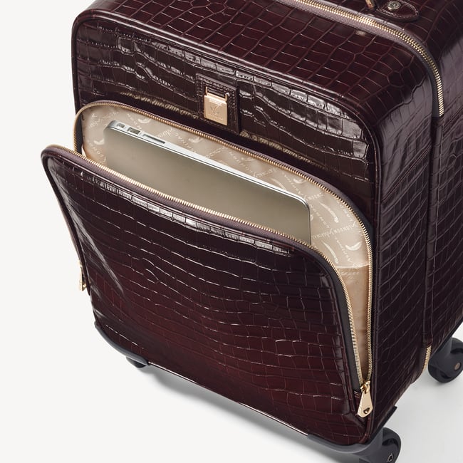 Connaught Cabin Case Deep Shine Amazon Brown Croc