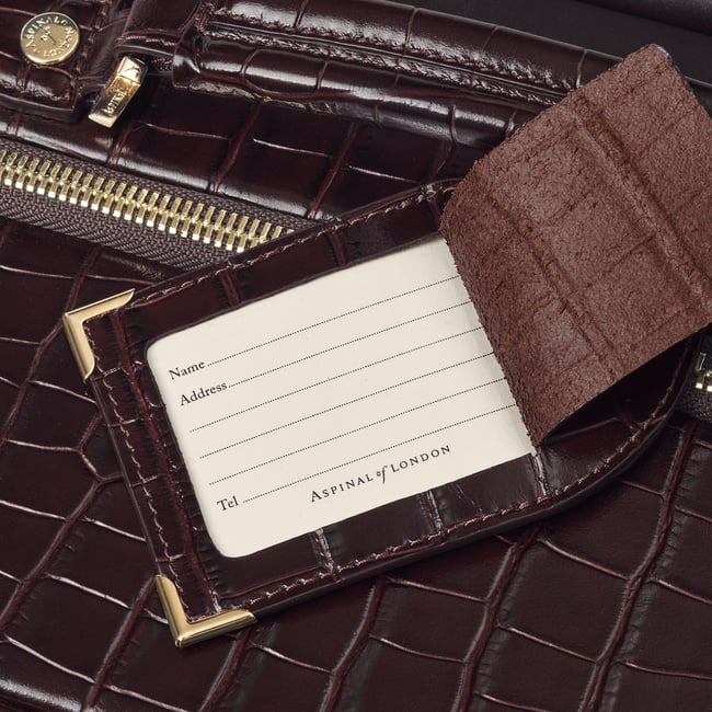 Connaught Cabin Case Deep Shine Amazon Brown Croc