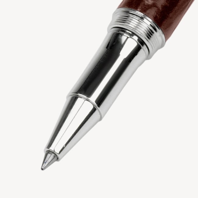 2027 A5 Day to Page Diary & Pen Set Deep Shine Amazon Brown Croc