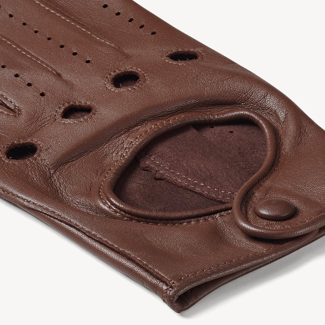 Men's Driving Gloves Saddle Tan Nappa