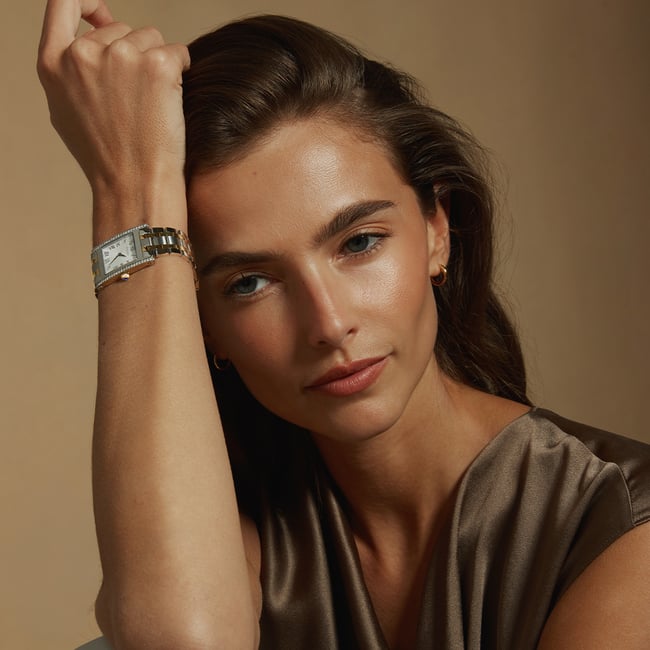 The Mayfair® Juliet Series 2 56 Diamonds. 23ct Gold Plated & Stainless Steel Bracelet