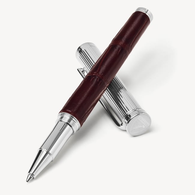 London Ballpoint Pen Deep Shine Amazon Brown Croc