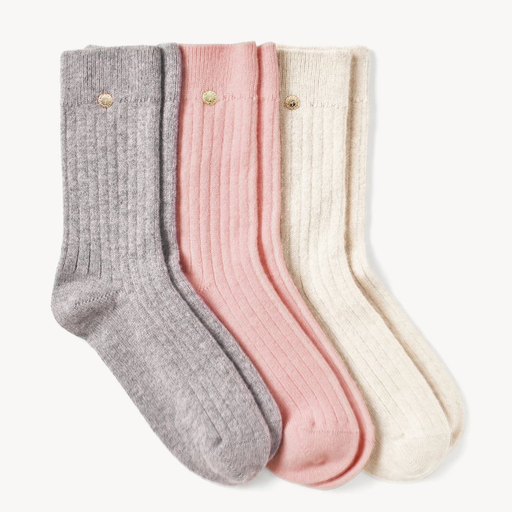 Set of 3 Pure Cashmere Socks