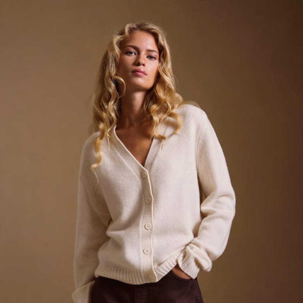 V-Neck Cashmere Cardigan