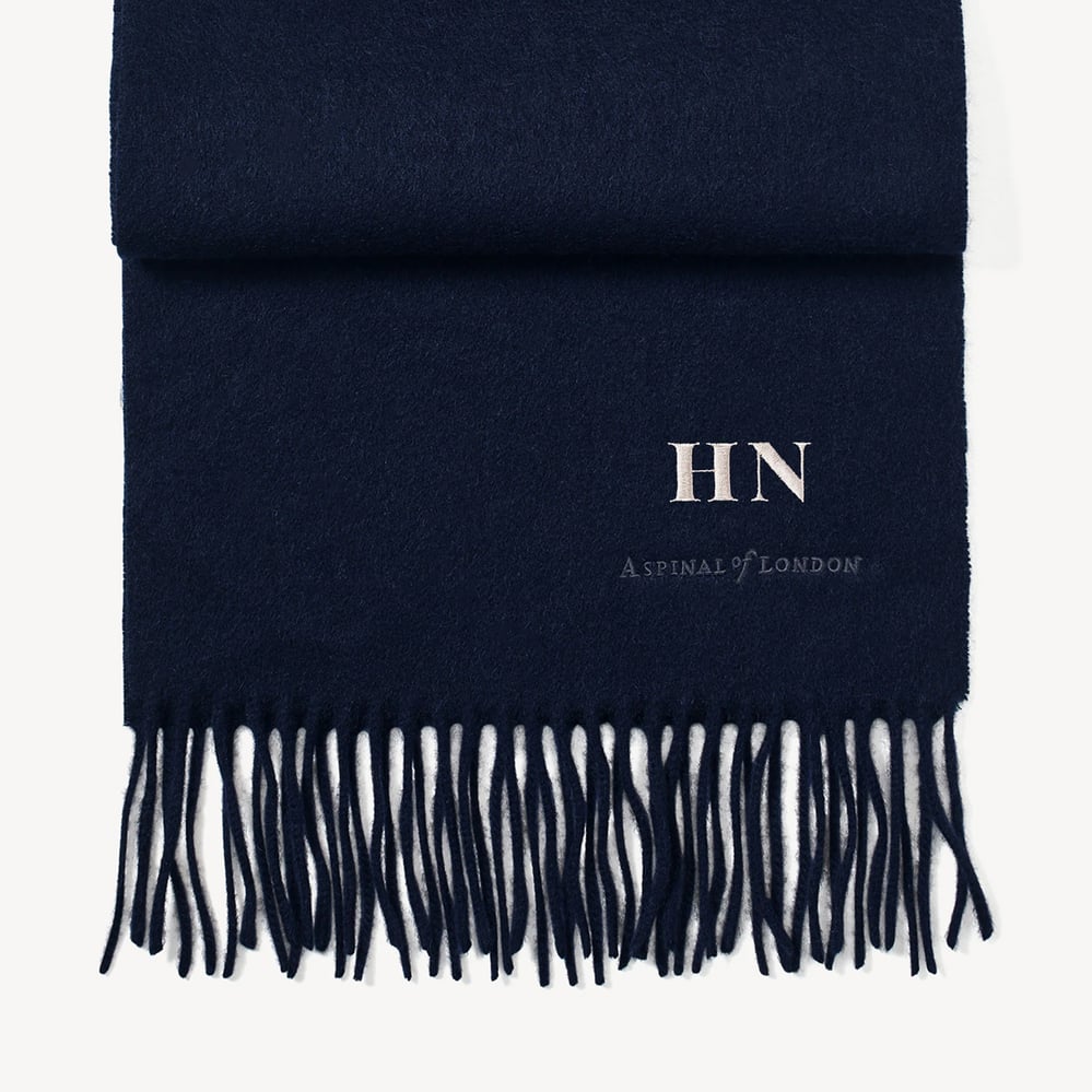 Heavyweight Bi-Colour Cashmere Scarf