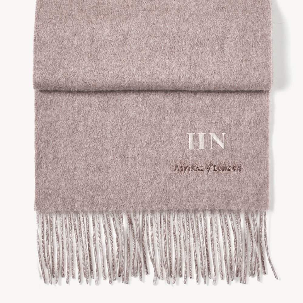 Heavyweight Bi-Colour Cashmere Scarf
