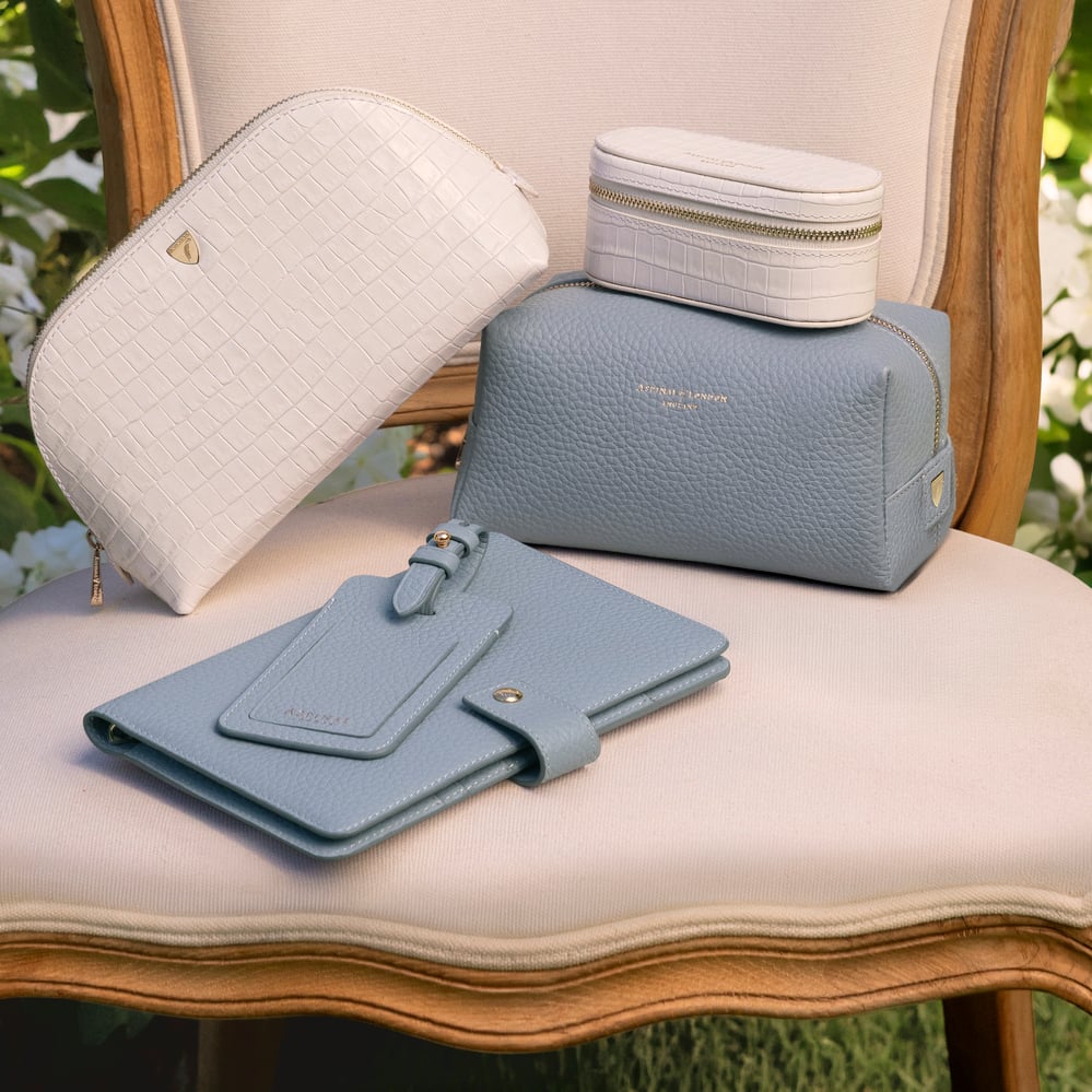 Handbag Tidy All Deep Shine Chalk White Small Croc