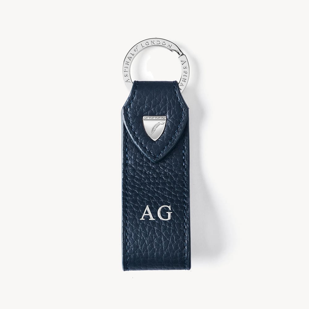 Small Leather Loop Keyring