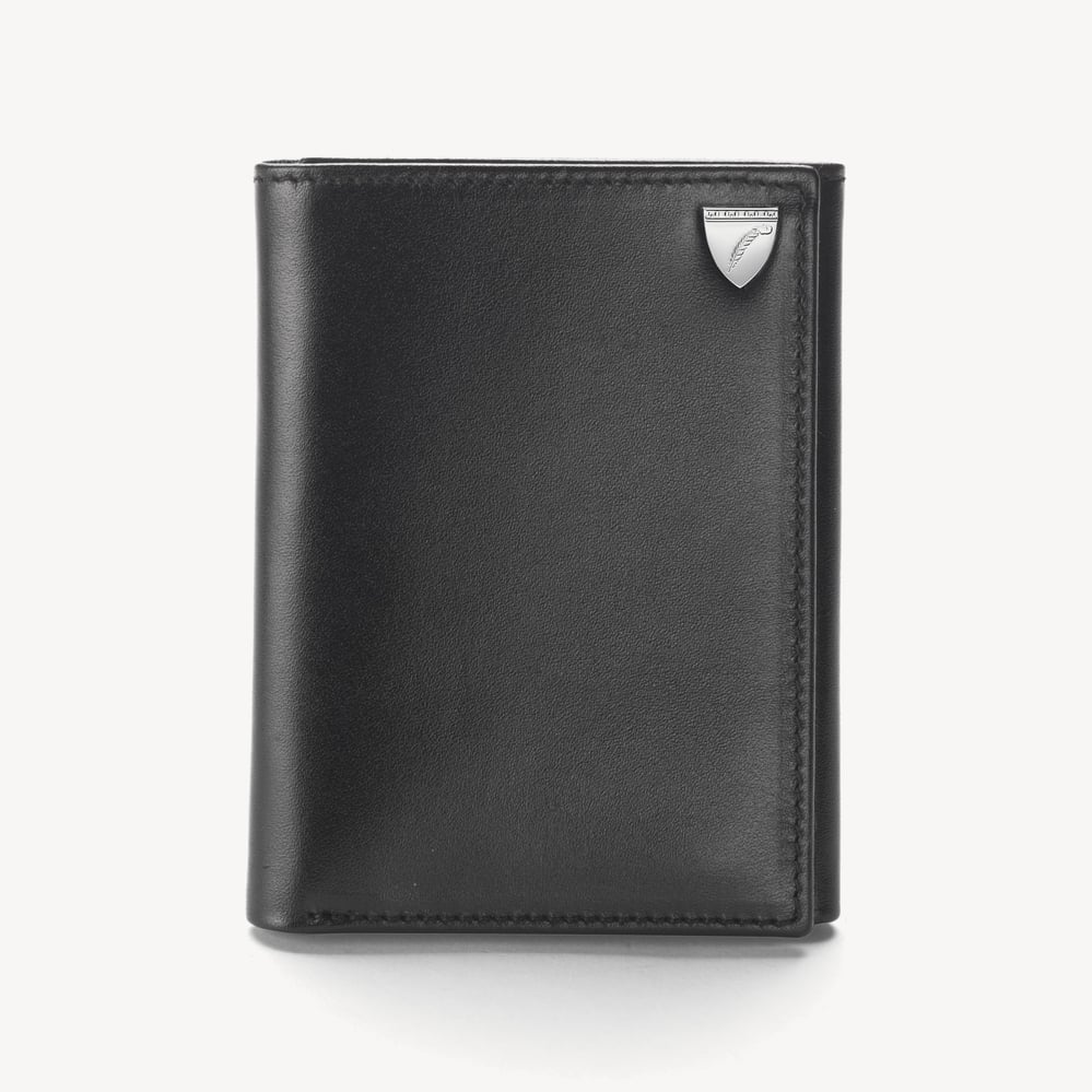 Trifold Wallet Smooth Black