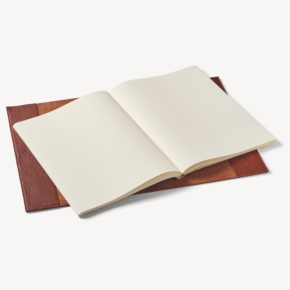 A4 Refillable Journal Tobacco Pebble