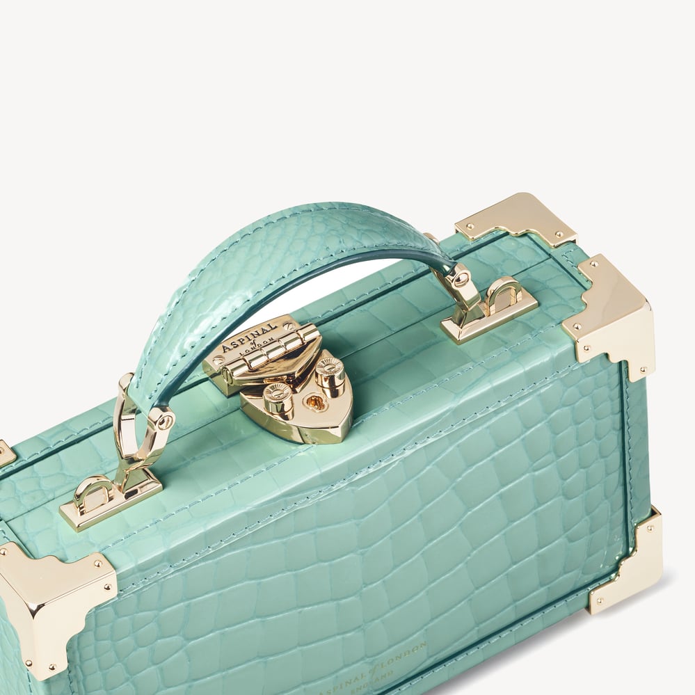 Trinket Box Willow Patent Croc