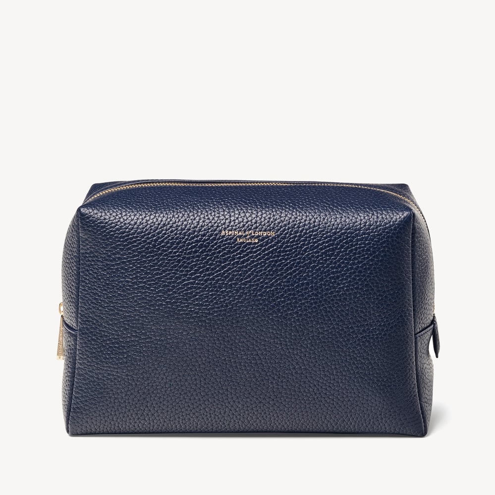 London Toiletry Bag Navy Pebble