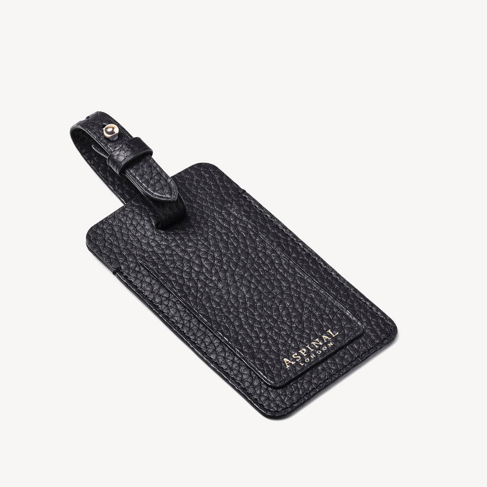 Luggage Tag Black Pebble