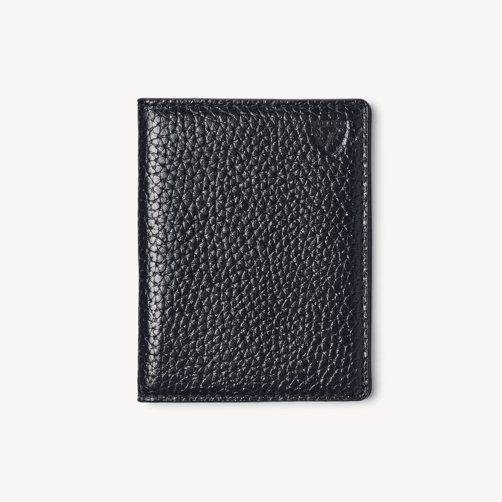 ID & Travel Card Case Black Pebble
