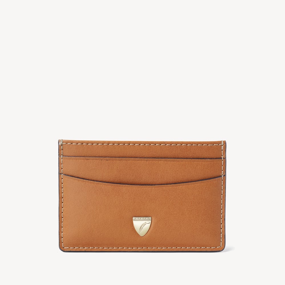 Slim Credit Card Holder Smooth Tan