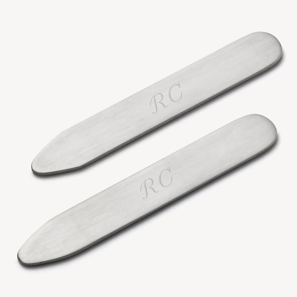 Sterling Silver Collar Stiffeners Matt Finish Sterling Silver