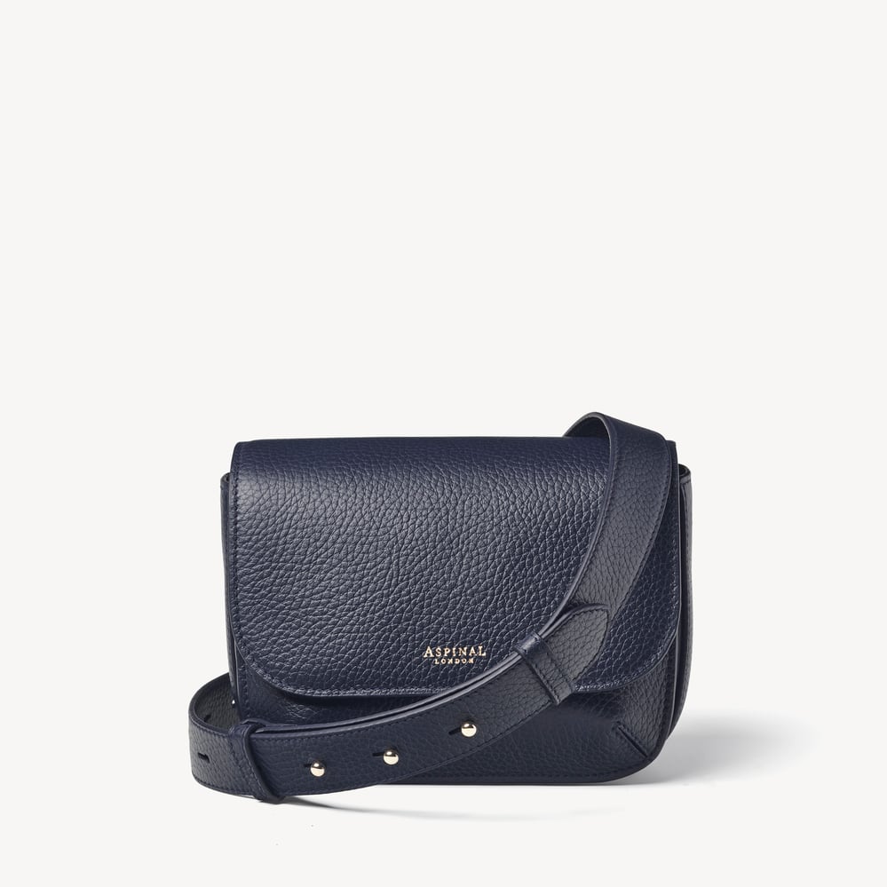 Ella Crossbody Navy Pebble