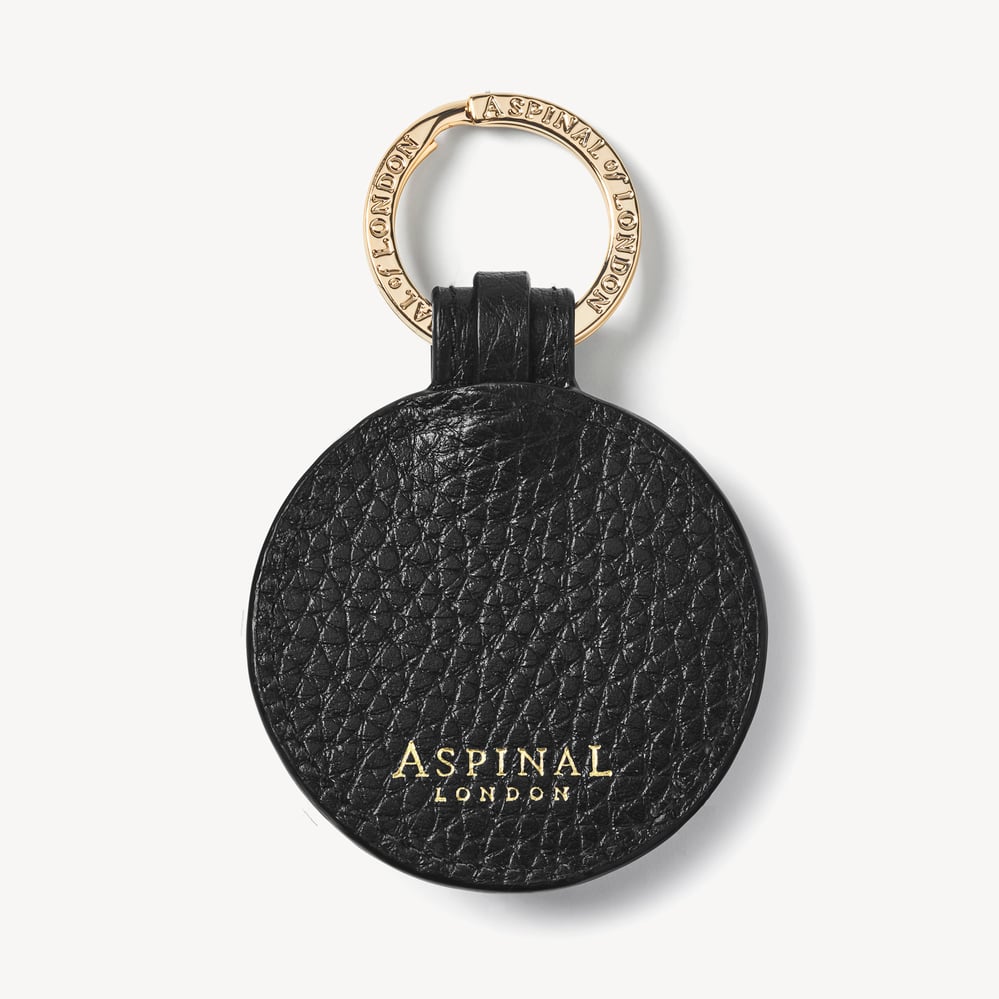 Bee Keyring Black Pebble