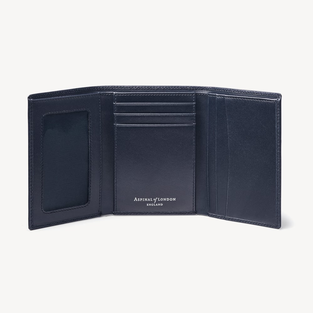 Trifold Wallet Navy Pebble