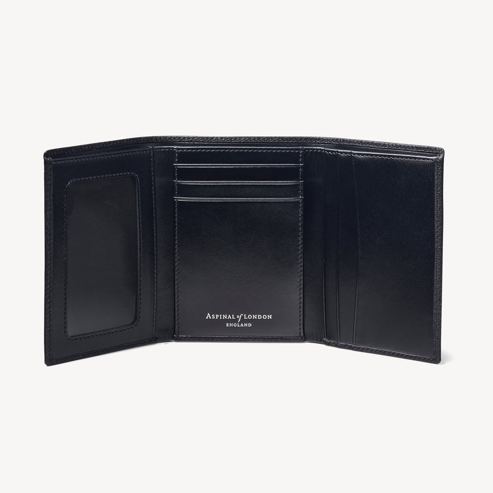 Trifold Wallet Black Pebble