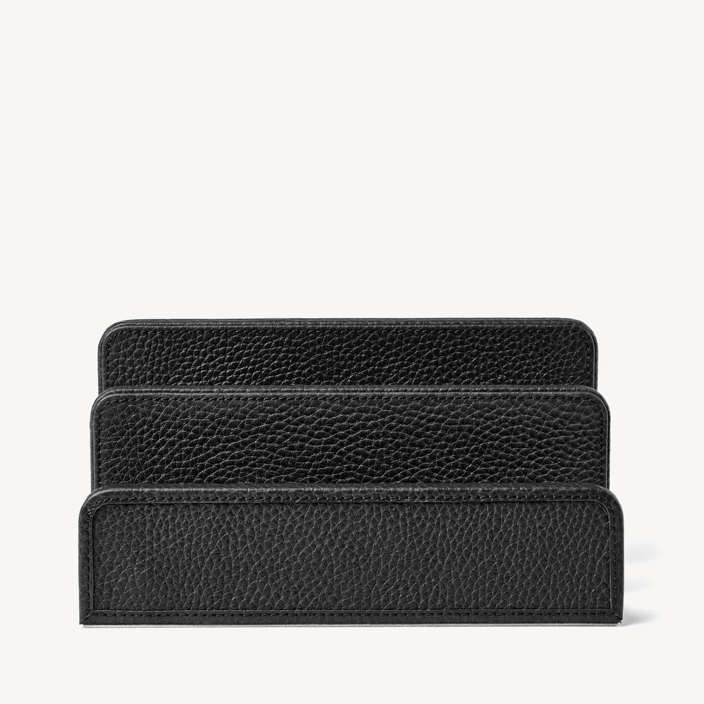 Letter Rack Black Pebble