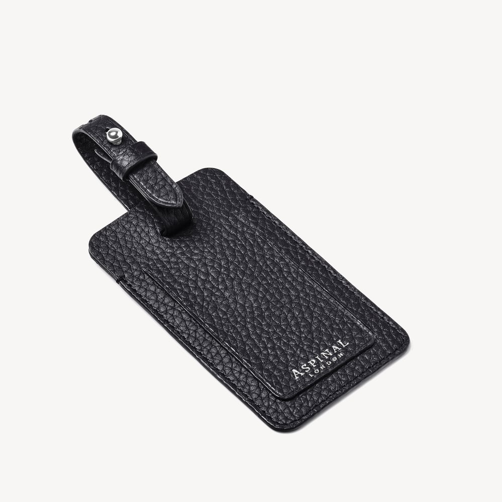 Luggage Tag Black Pebble