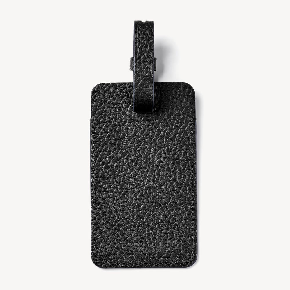 Luggage Tag Black Pebble