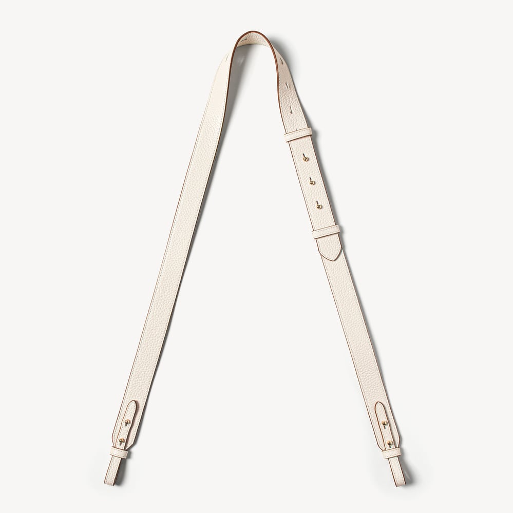 Ella Bag Strap Ivory Pebble