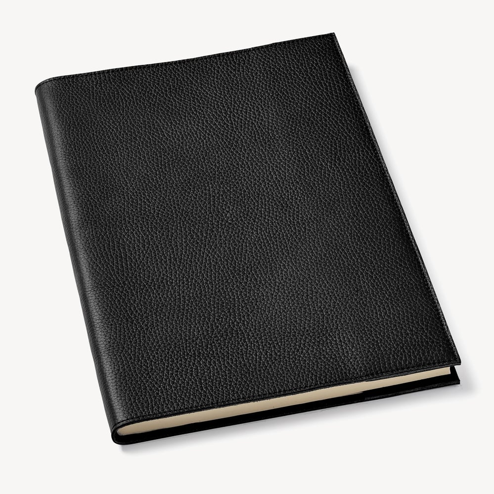 A4 Refillable Journal Black Pebble