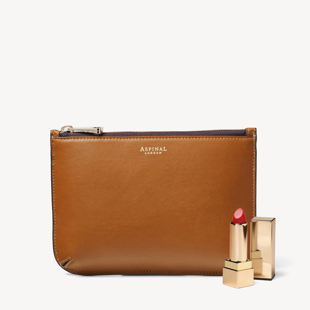 Medium Ella Pouch Smooth Tan