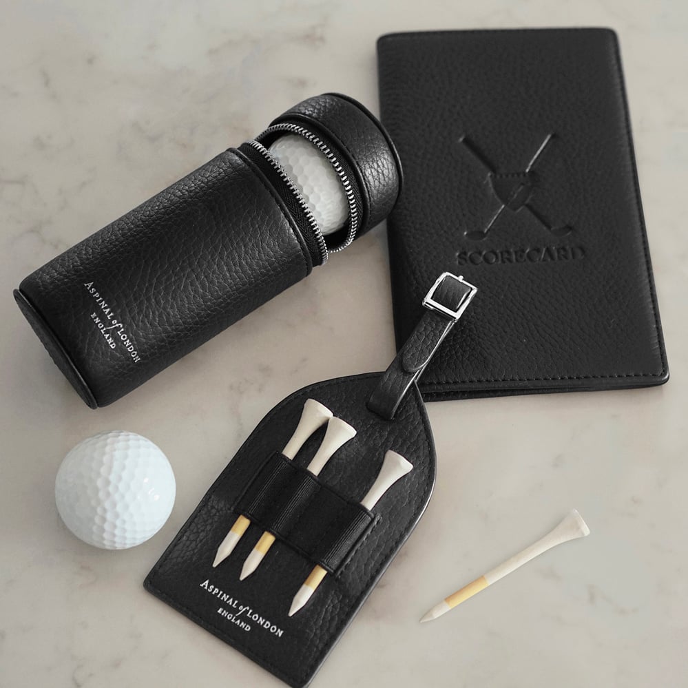 Golf Ball Holder Black Pebble