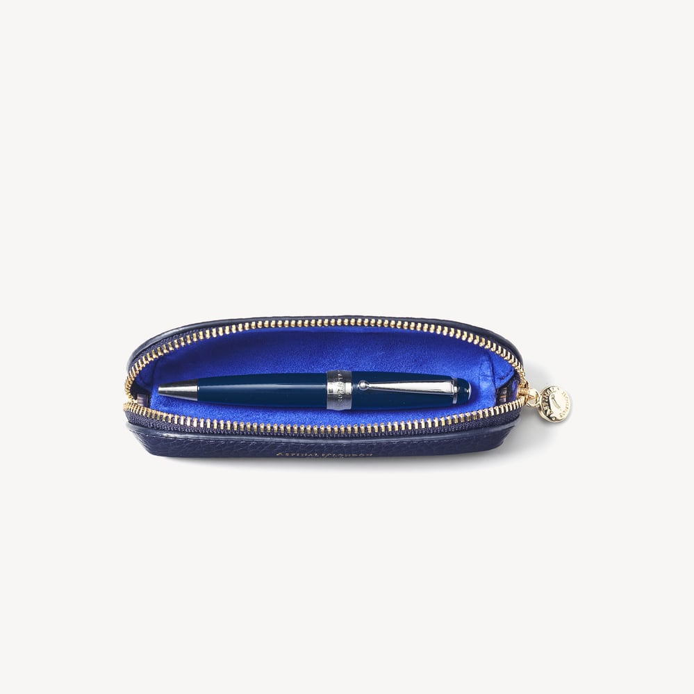 Baby Pen Case Navy Pebble