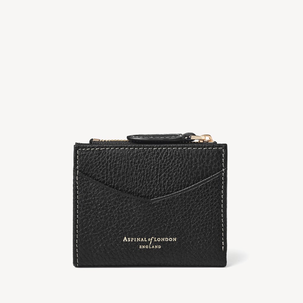 Hudson Multi-Use Pocket Wallet Black Milled Pebble