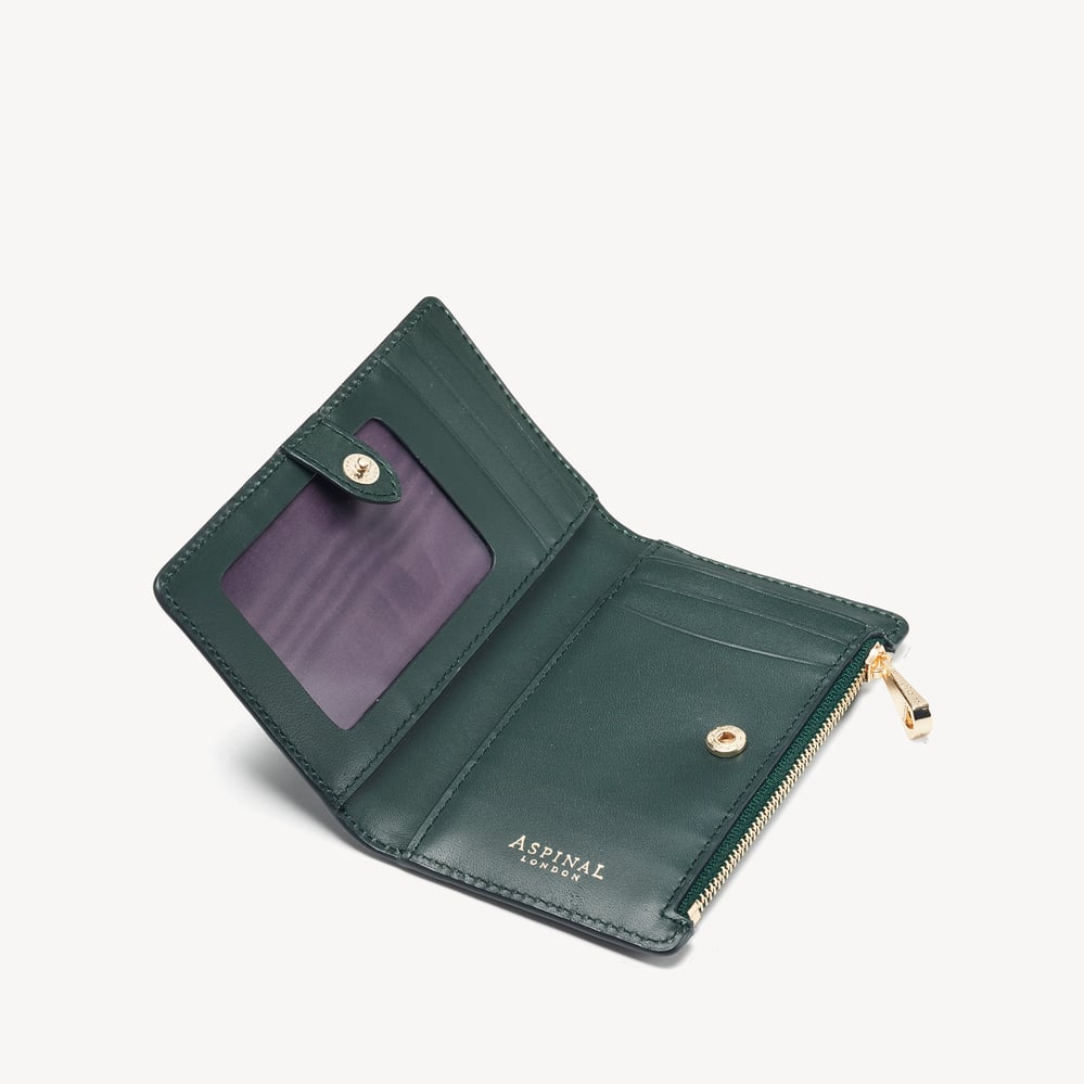 Mayfair® Coin & Card Wallet Evergreen Patent Croc
