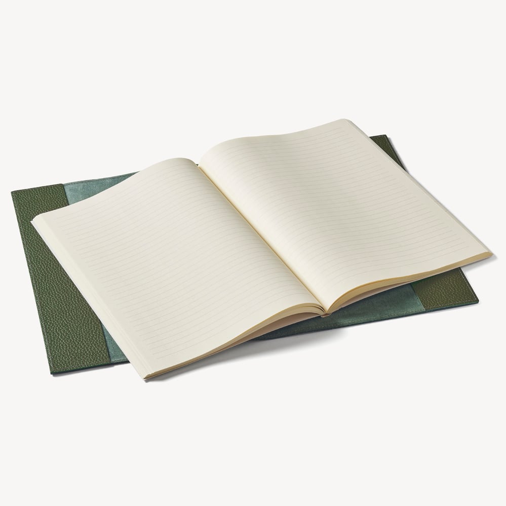 A4 Refillable Journal Racing Green Pebble