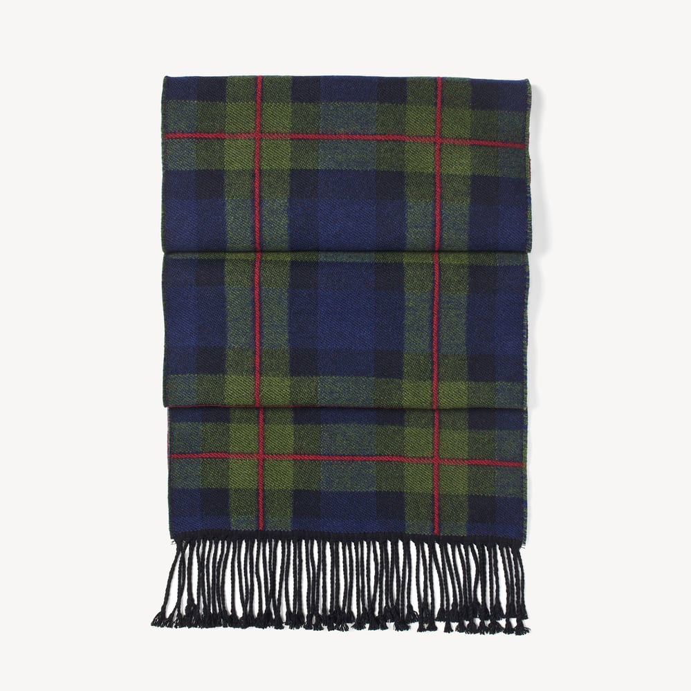 Premium Merino Wool Oversized Scarf House of Aspinal Tartan
