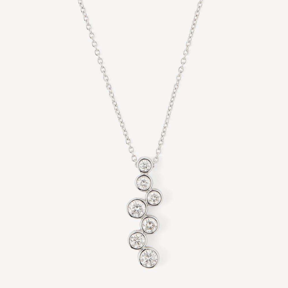 Diamond Pendant Necklace 0.80ct Diamond