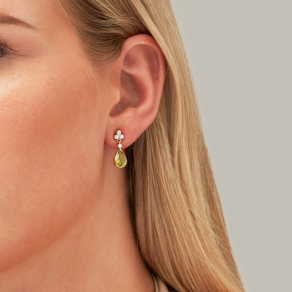 Aphrodite Teardrop Earrings 0.20ct Diamond