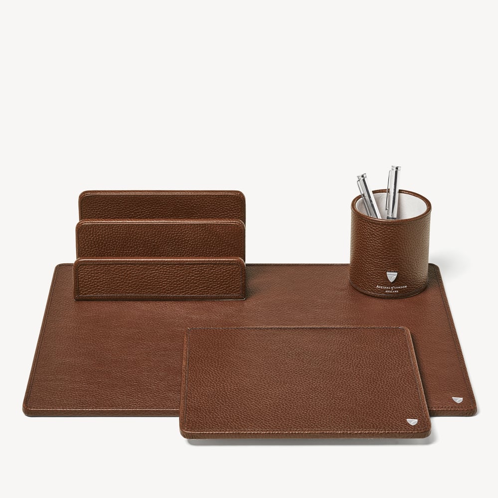 Desk Set Collection Tobacco Pebble