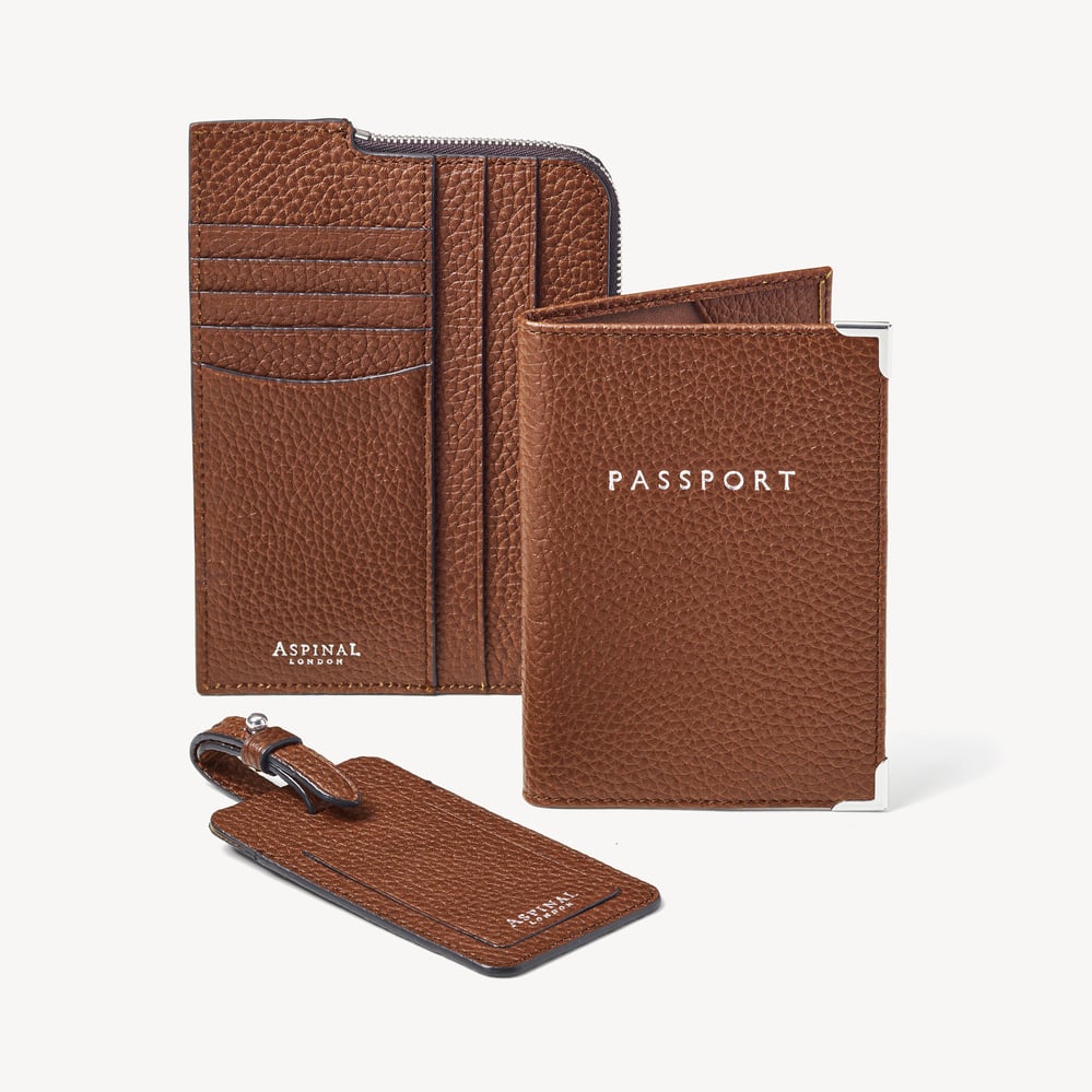 Zipped Travel Collection Tobacco Pebble