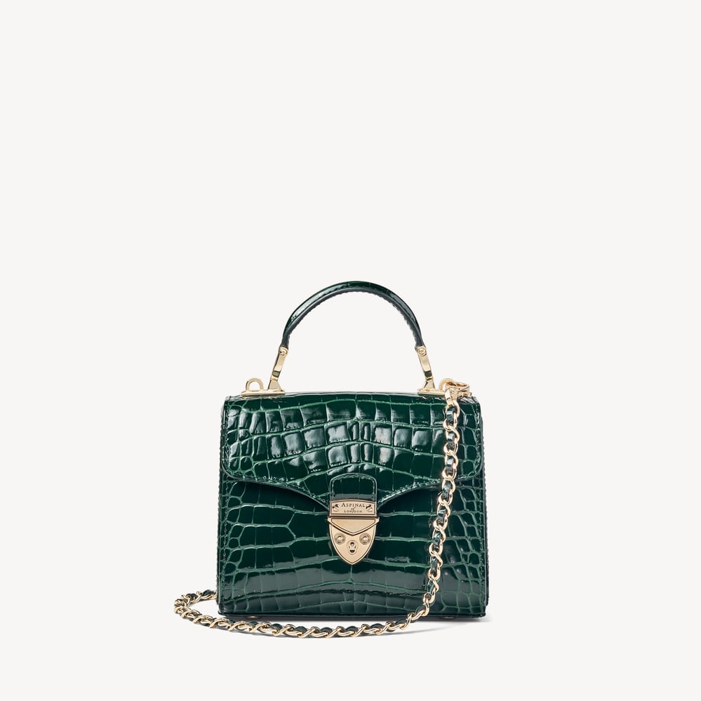 Mini Mayfair® Evergreen Patent Croc