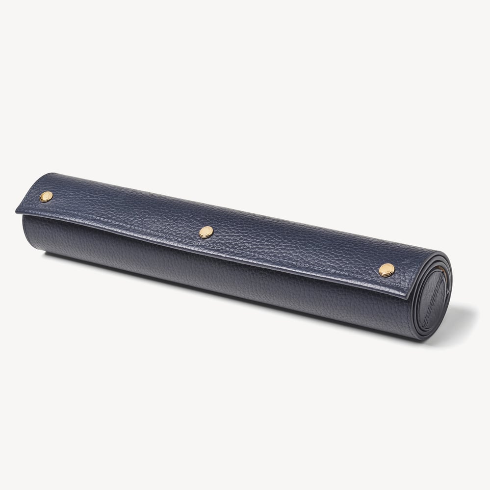 Travel Backgammon Set Navy Pebble